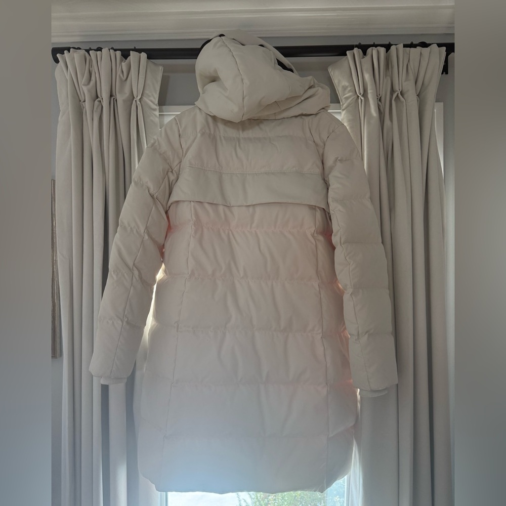 Women's Orolay Long White Puffer Coat - Picture 2 of 3
